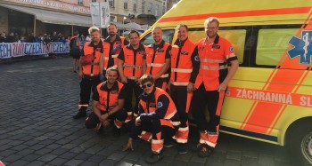 Olomoucký půlmaraton očima záchranářů