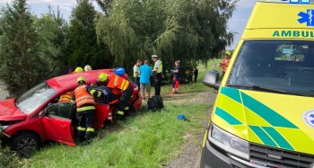 Dopravní nehoda u obce Krčmaň